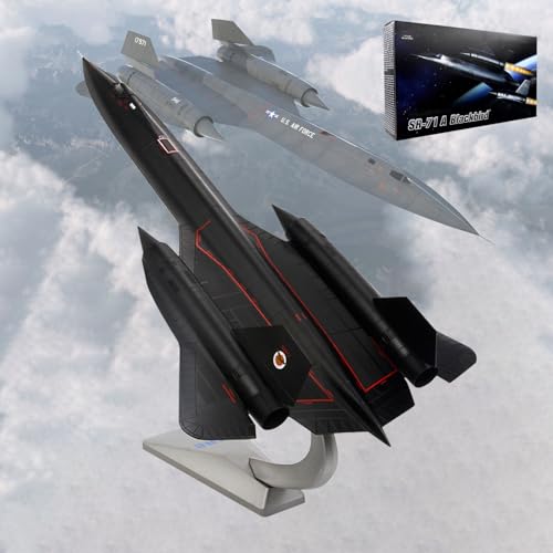 17,9-Zoll-Aufklärungsflugzeug SR-71 Blackbird Im Maßstab 1:72, Modell-Jet-Metallflugzeug, Druckguss-Modellflugzeug, Modelldruckguss-Flugzeug for Sammeln Und Verschenken von VaNmar