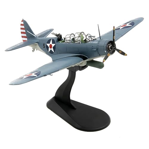 VaNmar 5,9 Zoll Maßstab 1:72 TBD Kampfflugzeug Modellflugzeug Flugzeugmodell Jet Collectibles Diecast Flugzeugmodell for Sammlung Geschenk Ornament von VaNmar