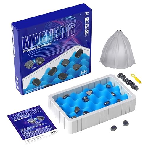 Schach -Set Magnetic, Magnetic Battle Chess, Bildungsprüfer Brettspiel,Tragbare Schachbrett -Partyversorgung für Familienversammlungen und Reisen (Stil B) von Vacclo