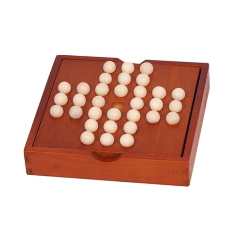 1 Satz Einzelnes Edles Schach Kinder Spielset Klassisches Spielzeug Schachbrett Schach Mit Freunden Aufbewahrungsbehälter Für Schach Chinesisches Schach Desktop-Spielzeug Hölzern Vaguelly von Vaguelly