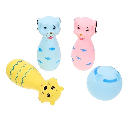 1 Set Bowling Pinch Für Babys Kinderspielzeug Badewannen Bowling Für Kleinkinder Cartoon Tier Badewannenspielzeug Duschspielzeug Tier Bowling Form Badespielzeug Vinyl Vaguelly von Vaguelly