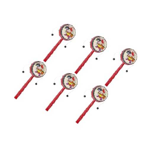 12 STK Glücksbringer Instrumentenspielzeug Kinderinstrumente Spielzeug für Kleinkinder Kinder musikinstrumente Kinderspielzeug Babyrasseln Balance-Trommel für Kinder -Shaker Vaguelly von Vaguelly