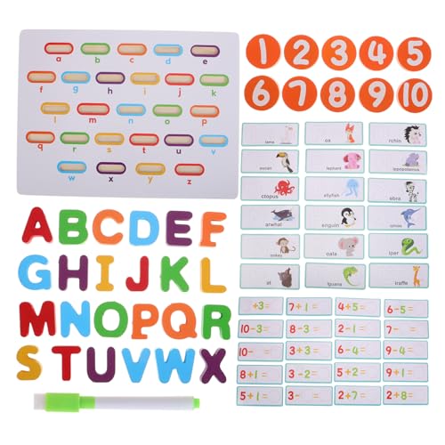 Vaguelly Baustein Puzzle Spielzeug Spielzeug Spielzeug Farbpuzzles Formsortierer Spielzeug Alphabet Puzzle Passendes Spiel Puzzle Alphabet Lernpuzzles Montessori Spielzeug von Vaguelly