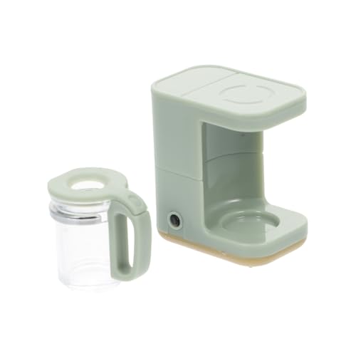 Modell Kaffeemaschine Mini-kaffeemaschine Aus Kunststoff Kaffeemaschine Verzierung Mini-küchengerät Mini-Appliance-Modell Mini- -DIY-Accessoire Hausgerätemodell Plastik Blue Vaguelly von Vaguelly