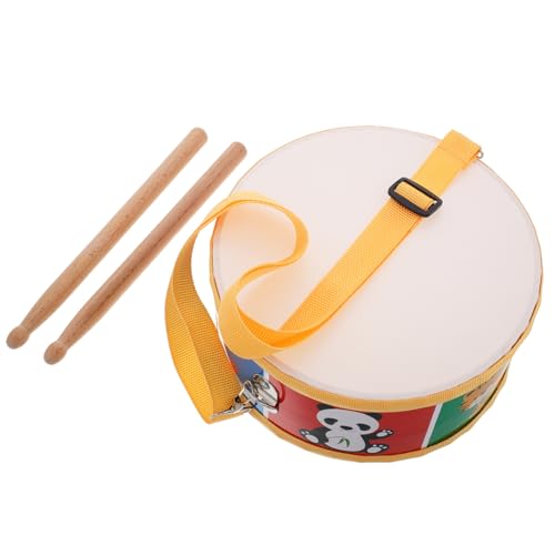 Satz Percussion-Trommel für Schleifband Haustierrollen Kleinkindspielzeug Tiermuster Trommel Musikinstrument für Kinderschlagzeug Orff Schlaginstrument hölzern Vaguelly von Vaguelly