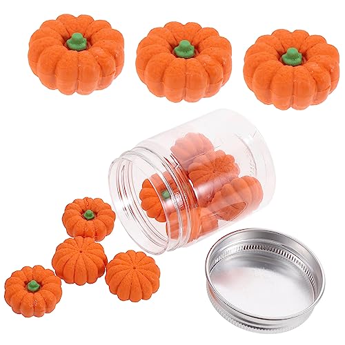 Vaguelly 1 Box Halloween Simuliertes Essen Kürbis Radiergummi Niedliche Kürbis Radiergummis Mini Kürbis Radiergummis Niedliche Radiergummis Puzzle Radiergummi Cartoon Kürbis von Vaguelly