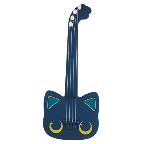 Vaguelly 1 STK Ukulele kinderinstrumente musikinstrumente Gitarre Instrument mockin Schrapnell Xylophon kreative kleine Gitarre spielbare kleine Gitarre Plastik Blue von Vaguelly