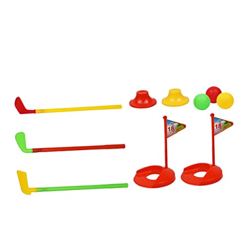 Vaguelly 1 Satz 10st Vereine Spielzeug Für Draußen Spielzeug Für 1 Jährigen Jungen Bucket-Golf Golfer-Spielzeug Spielzeug Für Kinder Minigolf Passt Spielzeug Colorful von Vaguelly