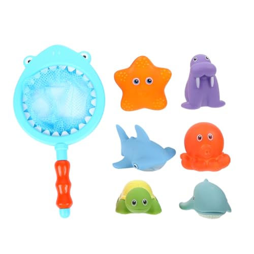 Vaguelly 1 Satz Angelspielzeug deko wasserspielzeug sankastenspielsachen Badewannenspielzeug Bath Toys spielset Fischspielzeug fangen Badespielzeug Plastik von Vaguelly