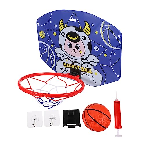 Vaguelly 1 Satz Anhebbarer Aufnahmerahmen Indoor-basketballspielspielzeug Indoor-basketballspielzeug Basketball Drinnen Mini-Basketball Cartoon-basketballkorb Indoor-Spielzeug Plastik von Vaguelly