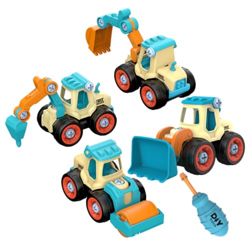 Vaguelly 1 Satz Bagger kinderspielzeug für Construction Toys Educational Toys Toy car Baufahrzeug Transportfahrzeug Ingenieur-LKW Baufahrzeuge Plastik von Vaguelly