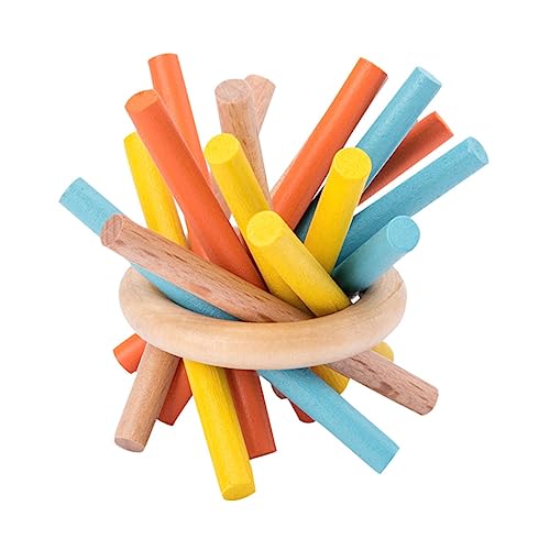 Vaguelly 1 Satz Balance-Stick-Spielzeug Kinderspielzeug Kinder spielset Pädagogisches Spielzeug Kinder holzspielzeug Puzzle Spielzeug Kinderbedarf Holzspielzeug für Kinder hölzern von Vaguelly