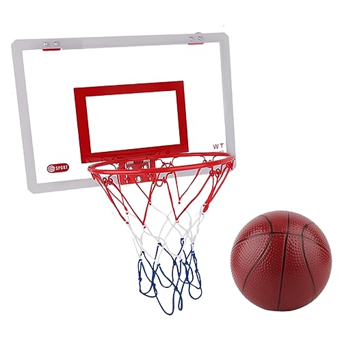 Vaguelly 1 Set Wandbehang Basketballkorb Set Basketball Schießspiel Basketballnetz Eisenrahmen Spielzeug für Jungen und Mädchen von Vaguelly