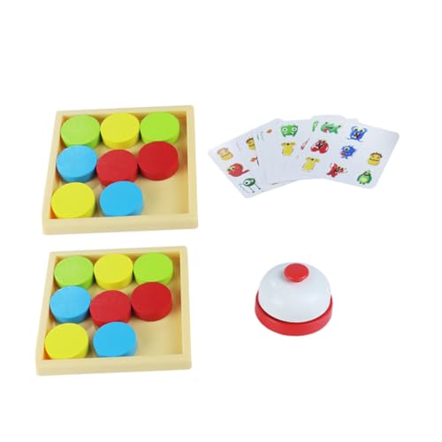 Vaguelly 1 Satz Battle-Tweet Kinderspielzeug Lernspielzeug für Kinder Puzzle-Spielzeug interaktives Spielzeug Kinder Spielzeug Farberkennungsspielzeug Logik-Trainingsspielzeug Holz Colorful von Vaguelly