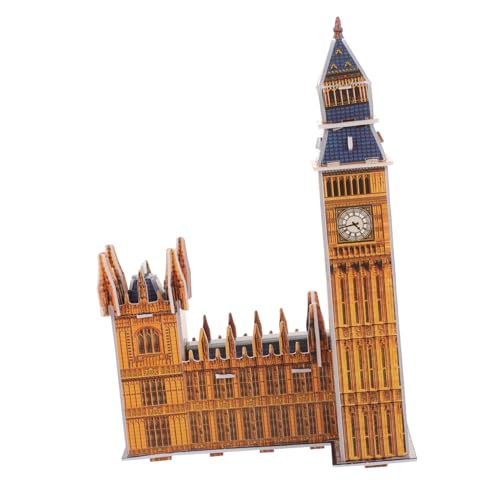 Vaguelly 1 Satz Big Ben-Puzzle 3D-Puzzles Für Erwachsene Modellbausätze Für Erwachsene Rätsel Für Erwachsene Kinderpuzzle Puzzle- Für Erwachsene Berühmtes Baupuzzle Papier von Vaguelly