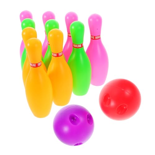 Vaguelly 1 Satz Bowlingkugel Spielzeug Kinder Boxsack Solides Bowling Für Kinder Karneval-Bowling Bowling Für Kleinkinder Bowlingzubehör Bowlingspielzeug Kinder Bowlen Bowling-Mini Plastik von Vaguelly