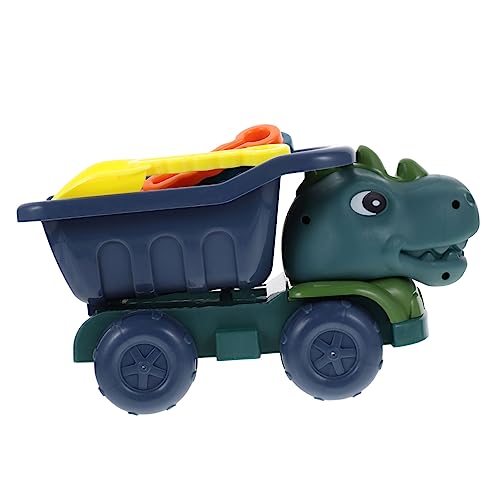 Vaguelly 1 Satz Dinosaurier ATV Sand-Dinosaurier-Fahrzeuge Hamsterkäfig Für Zwerghamster Sandburg Sandkastenspielzeug Großes Tierlabyrinth Mausschleifer Schleifpapier Strand Plastik von Vaguelly