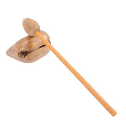 Vaguelly 1 Satz Fisch aus Holz Schlaginstrument Instrumentenversorgung Instrumentenzubehör Spielzeug kinderinstrumente Kinder musikinstrumente Holzklopfer mit Stock religiöser Holzklopfer von Vaguelly