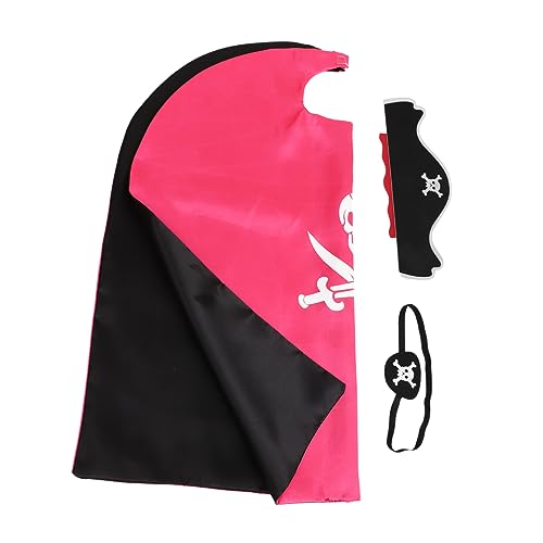 Vaguelly 1 Satz Halloween umhang Halloween Costume halloweenkostüme Costume de Ideas rosa Umhang Piratenkostüm für klassischer Piratenumhang Halloween-Umhang Tuch Rosy von Vaguelly