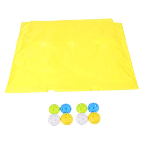 Vaguelly 1 Satz Höhlenplane-spielmatte Teamgeist Fördernde Aktivitäten Outdoor-Spiele Für Kinder Gebäudeausrüstung Rollende Spielmatte Klasse Teamwork-Spiel Teamarbeitsspiele Yellow Plastik von Vaguelly