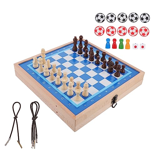 Vaguelly 1 Satz Hüpfender Ball Hüpfendes Schach Interessantes Schachspielzeug Interaktives Schachspielzeug Schachspiel Desktop-katapult-schachspielzeug Hölzern Colorful von Vaguelly