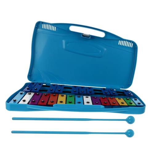 Vaguelly 1 Satz Klavierspiel Mit 25 Tönen Kinder-xylophon Spielset Für Kleinkinder Kinder-Percussion-Instrument Mit 25 Tönen Tragbares Schlaginstrument Percussion-Spielzeug Kunststoff von Vaguelly