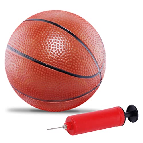 Vaguelly 1 Satz Mini-Basketball Fußball Im Wasser Outdoor-Spielzeug Für Kleinkinder Mini Aufblasbarer Wasserball Hüpfburgen Für Kinder Kleiner Basketball Kinderbasketball Gummi von Vaguelly