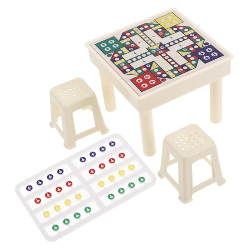 Vaguelly 1 Satz Miniaturschach für Kinderpuzzle Lernspielzeug Puzzlespielzeug Familienspielzeug schreibtischstuhl Möbel Mini Magnetisches Doodle-Board Stühle Plastik von Vaguelly