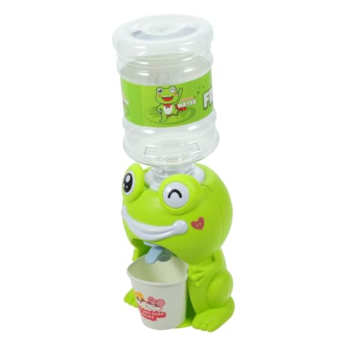 Vaguelly 1 Satz Mit Wasserspender Wasserspielzeug Wasserflasche Mini-brunnen Maschine Babyspielzeug Frosch Wasserspender Kleinkinder Kleiner Wasserspender Für Plastik Green von Vaguelly