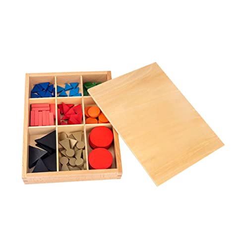 Vaguelly 1 Satz Montessori Lehrmittel Kleinkinder Grammatiksymbol-Rätsel -Sprachsymbol Kinder Puzzle rätselbuch Kinder Hilfsmittel für den frühen Sprachunterricht Holzblock hölzern von Vaguelly