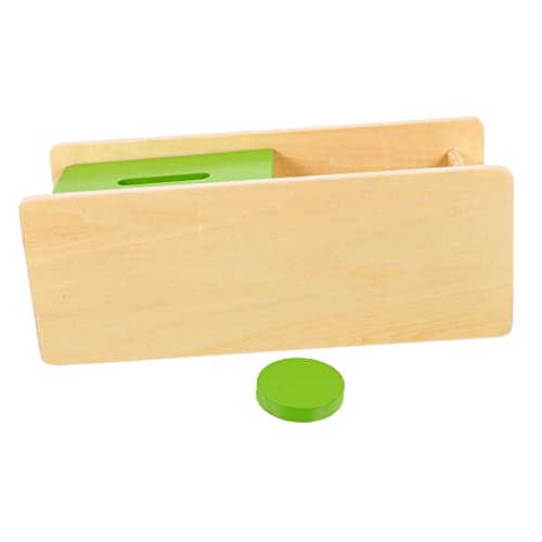 Vaguelly 1 Satz Münzbox Spielzeug Toys Kleinkind Spielzeug Educational Toys Kinderspielzeug Motorikspielzeug für Kinder Lernspielzeug für Kleinkinder Objektspielzeug für Babys Holz von Vaguelly