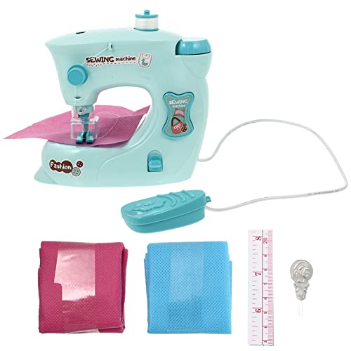 Vaguelly 1 Satz Nähmaschine geschirrset kinderspielzeug Werkzeug Sewing Machine kindernähmaschine für Haushaltsgeräte Mini-Haushaltsgerät Abs Green von Vaguelly