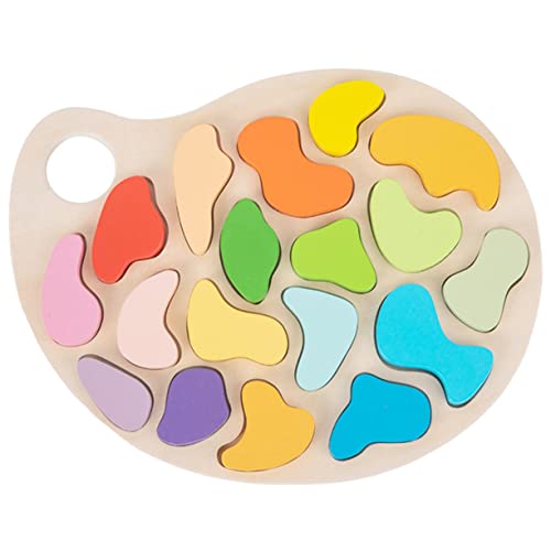 Vaguelly 1 Satz Palette Spielzeug Farbabstimmungstafel Kinder-Matching-Spiel Kleinkind- Farblich Passendes Spielzeug Für Kinder Kinderspielzeug Aus Holz Hölzern Colorful von Vaguelly