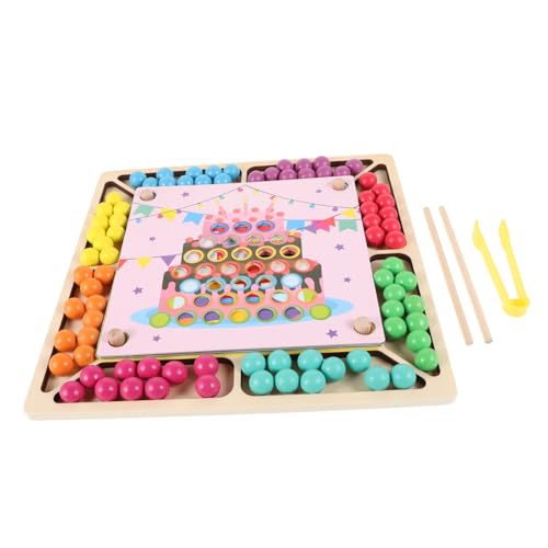 Vaguelly 1 Set Lernspielzeug Perlen Kreatives Denkspiel Bead Toy Für Vorschulkinder Konzentrationsförderung Und Feinmotorik Ideales Für Jungen Und ädchen von Vaguelly