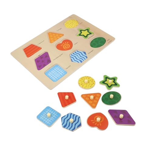 Vaguelly 1 Satz Puzzle Basteln Rätsel Bildungsspielzeug Holzprozesäge Colorful Hölzern von Vaguelly