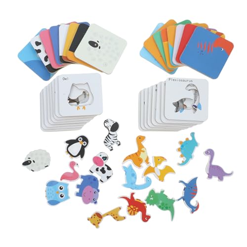 Vaguelly 1 Satz Puzzle Rätsel Für Kinderspielzeug Tiere Rätseln Tierische Rätsel Lernrätsel Für Kleinkinder Kindererziehung -rätsel Lernspielzeug Für Kleinkinder Papier von Vaguelly