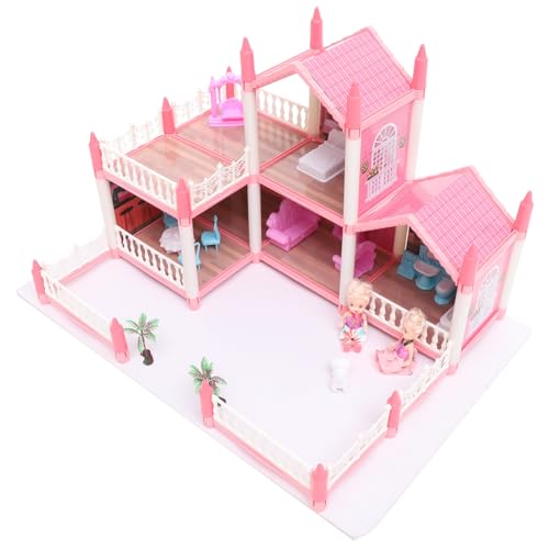 Vaguelly 1 Satz Puzzle-Villa- -Set, Baumodellbausatz, Lustiges Miniatur-puppenhaus-Set, von Vaguelly