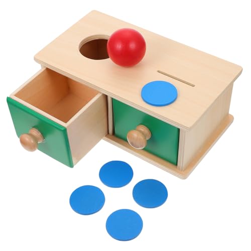 Vaguelly 1 Satz Schublade Ziel Box Sportspielzeug Für Kleinkinder Spielzeug Zum Sortieren Von Formen Vitrine Für Pokerchips Lernspielzeug Für Kinder Lernspielzeug Für Babys Hölzern von Vaguelly