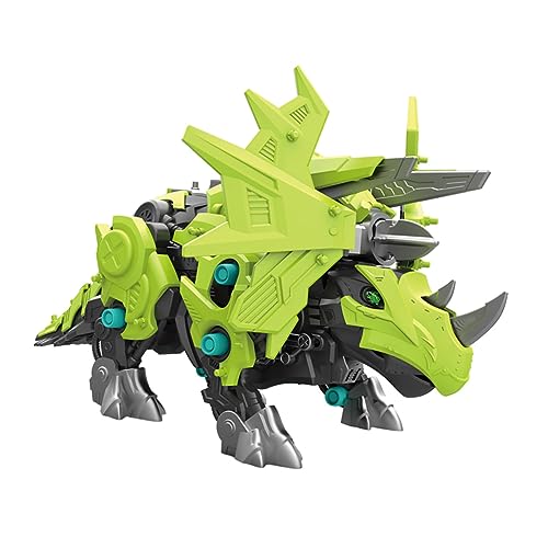 Vaguelly 1 Satz Simulation Triceratops Kreatives Dinosauriermodell Tyrannosaurus-Modelle Dinosaurier-schmuck Dinosaurier-bausteine Mechanische Dinosaurierverzierungen Abs Green von Vaguelly