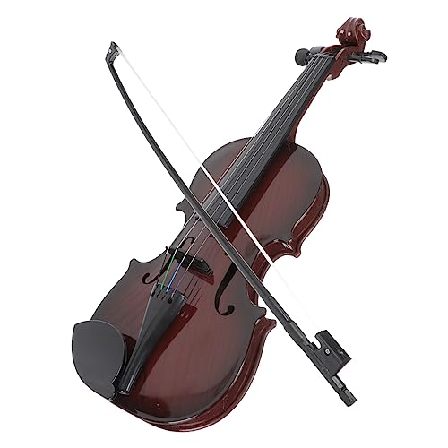 Vaguelly 1 Satz Simulierte Geige Musikspielzeug Musikinstrument Für Geigenspielzeug Aus Kunststoff Spielten Geige Anfänger Musikinstrument Simulation Geige Black Abs von Vaguelly