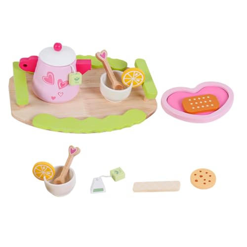 Vaguelly 1 Satz Spielhaus Kinderspielzeug Kitchen Set for küchenspielzeug für Kinderküche Set Lernspielzeug für interaktive Spielsachen hölzern von Vaguelly