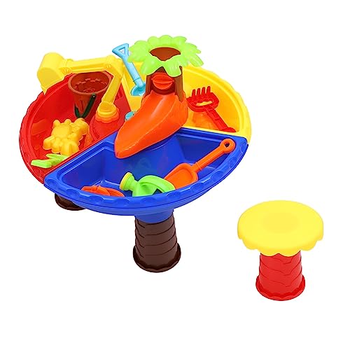 Vaguelly 1 Satz Strandtisch für Beach Toys for sandspielzeug strandspielzeug Kind sandspielzeug Sandspieltisch sandtisch zusammenbauen Plastik von Vaguelly