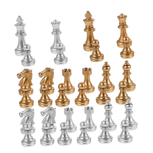 Vaguelly 1 Satz Stücke Schach Für Brettspiel Schachbrett Zubehör Schachbrett Schach Brettspiele Plastikschach von Vaguelly
