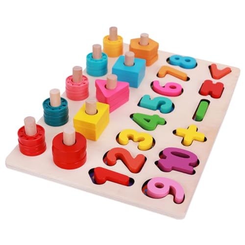 Vaguelly 1 Satz Vorschulspielzeug Puzzlematte Puzzlekleber Kleinkindspielzeug Frühes Lernspielzeug Vorschulrätsel Lernspielzeug Für Vorschulkinder Vorschul-lernspielzeug Hölzern von Vaguelly