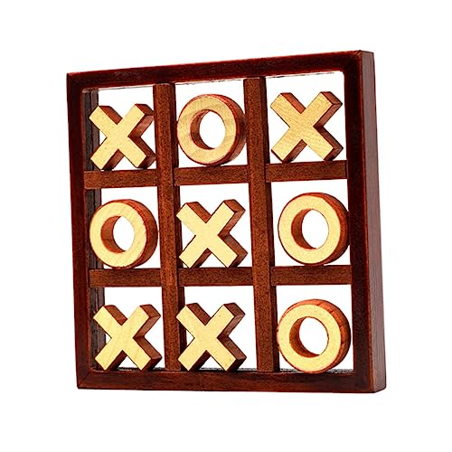 Vaguelly 1 Satz Xo Brettspiel Schach Schachspielspielzeug Schachspielzeug Aus Holz Pädagogisches Für Lustiges Schachspiel Pädagogisches Brettspiel Xo Schach Hölzern Brown von Vaguelly