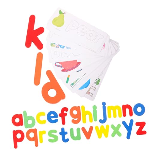 Vaguelly 1 Satz Zahlen Buchstaben Paarung Alphabet Bodenpuzzle Entwicklungsspielzeug Lernspielzeug Für Kinder Zahlenbrettspiel Rechtschreibung Lernspielzeug Kinderbodenpuzzle von Vaguelly