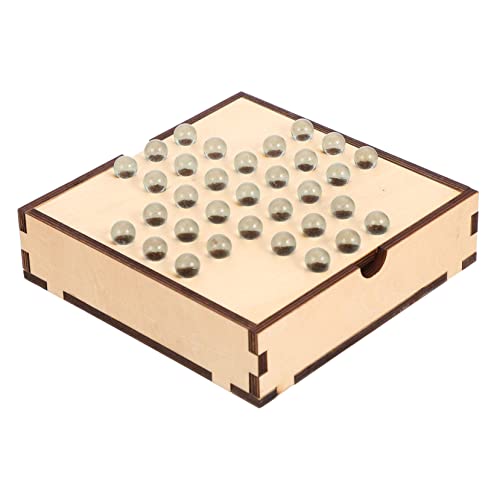 Vaguelly 1 Satz einzelnes edles Schach Dame Brettspiel Schachbrett Schachbrett für Chess Boards Educational Toys logikspiel klassisches Brettspiel Dame Trainer Holz von Vaguelly