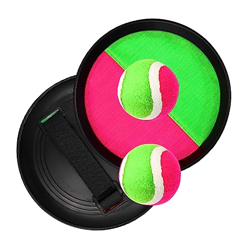 Vaguelly 1 Satz klebriger Ball Outdoor- -Spielzeug Fangspiel Sportspielzeug interaktives Spielzeug Kinder Sport saugnapfball Spielzeug für draußen Spielzeug mit klebrigen Bällen pp. Abs von Vaguelly