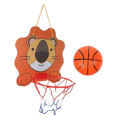 Vaguelly 1 Set Anhebbarer Schießrahmen Verstellbarer Basketballkorb Verstellbares Basketballtor Mini Basketball Kleinkind Basketball Basketbälle Korbballspielzeug Cartoon von Vaguelly