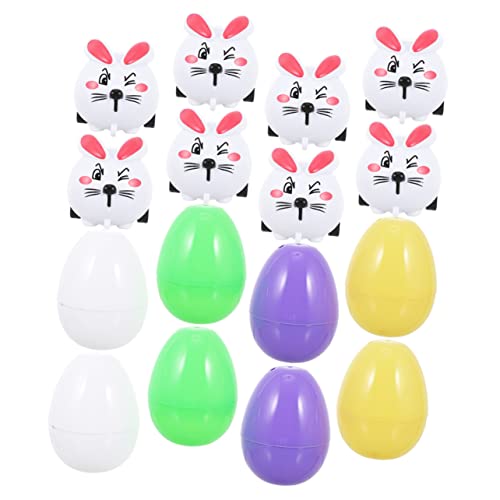 Vaguelly 1 Set Auto Eier zurückziehen Autos Outdoor-Wasserspielzeug easter decoration babyshowergeschenk toy set Spielzeugset Osterhase zieht Auto zurück Partygeschenk Plastik von Vaguelly